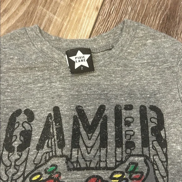 Pixie Lane Gamer Graphic T-Shirt Size 2 - Picture 3 of 4